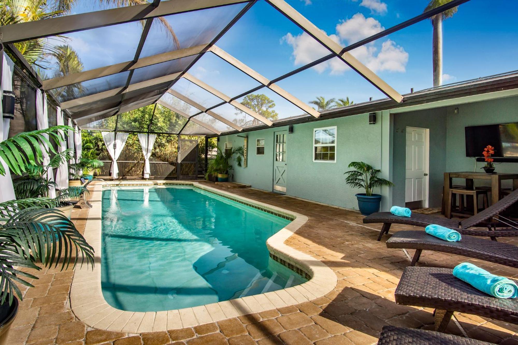 דירות סרסוטה Luxury Zen Den With Heated Pool Just Off Siesta Key מראה חיצוני תמונה