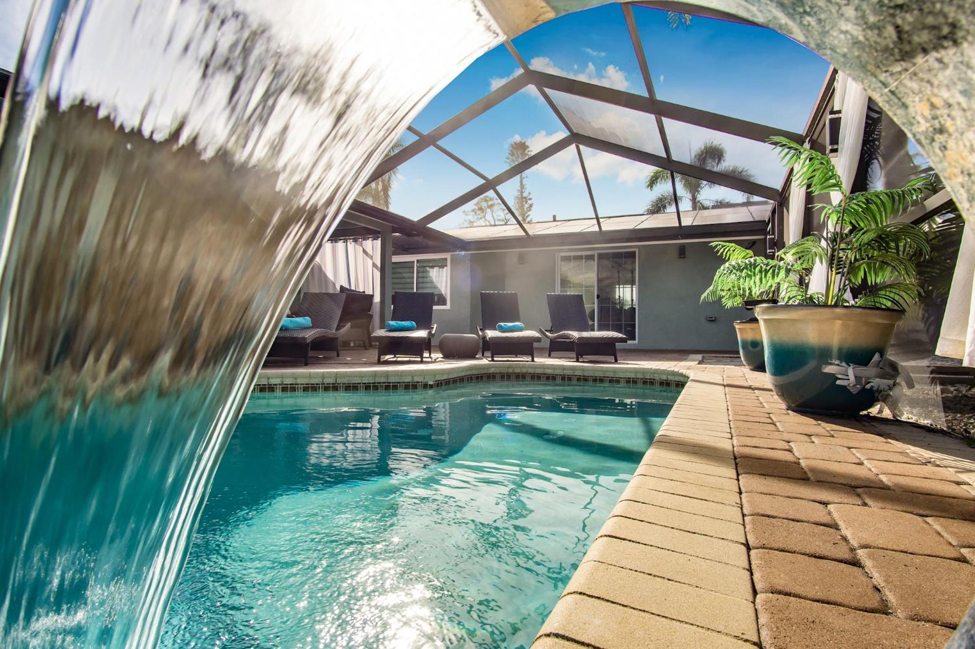 דירות סרסוטה Luxury Zen Den With Heated Pool Just Off Siesta Key מראה חיצוני תמונה